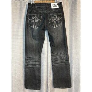 LOG Black Straight Leg Men’s Jeans Size 32” Waist 31” Length
